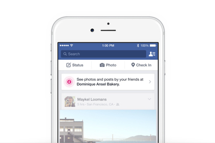 Соцсеть Facebook планирует запустить новую функцию Place Tips