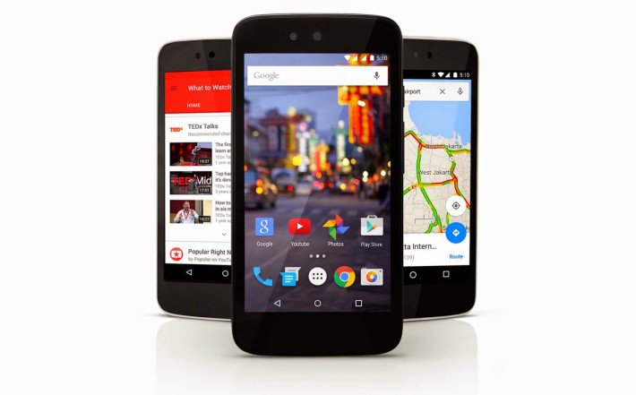Android 5.1 заметили на одном из смартфонов Android One
