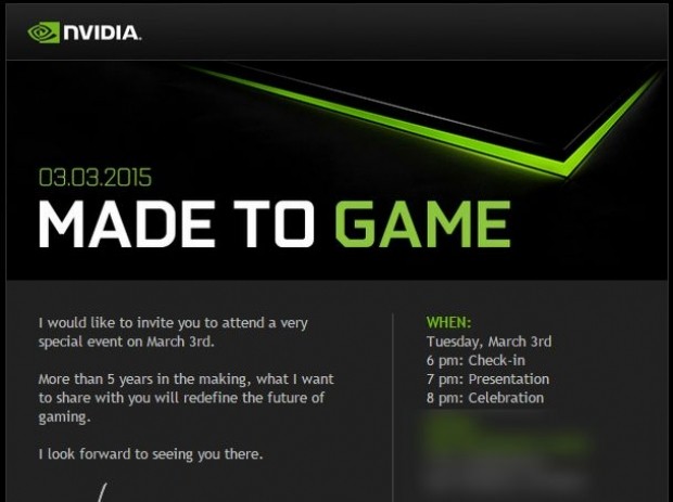 nVidia может анонсировать новый игровой планшет