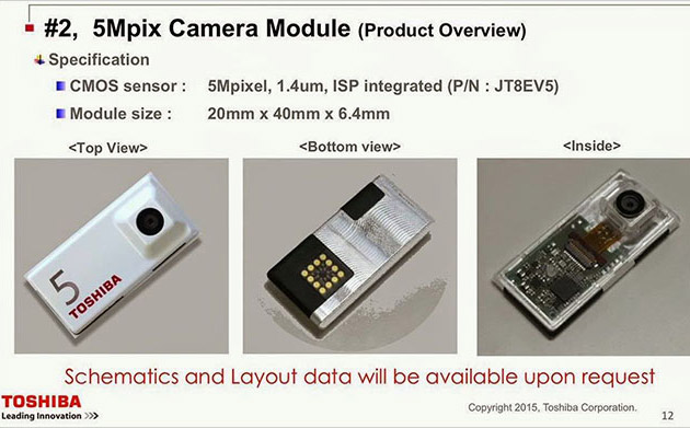 Toshiba показала прототипы камер для модульного смартфона Google Ara